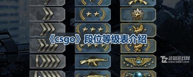 《csgo》段位等级表介绍(csgo段位等级划分ABCD是什么)