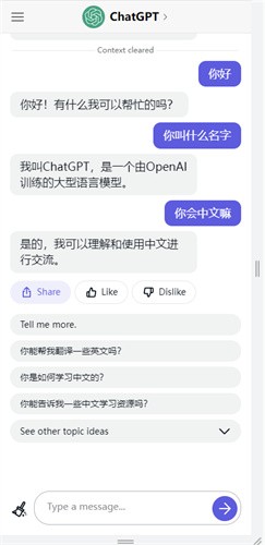 ChatGPT中文