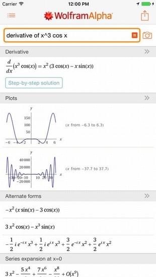 wolfram alpha（知识搜索引擎）