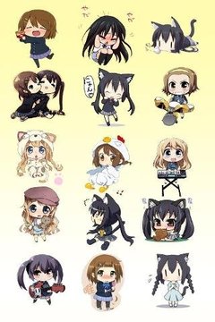 Chibi K-ON Clock Widget国际版