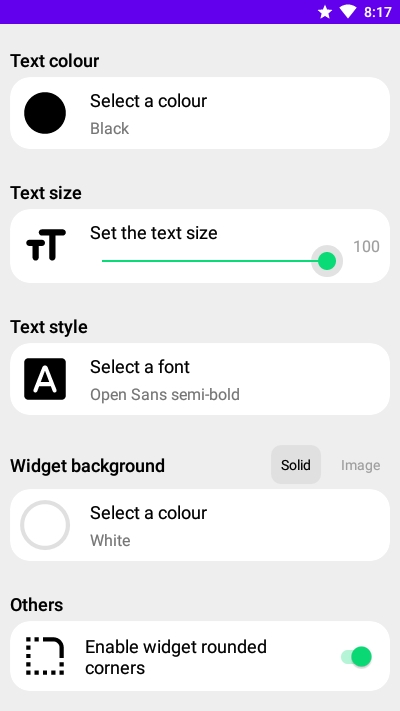 Any Text Widget(安卓文字桌面小部件)官方