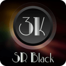 3K SR BLACK - Icon Pack最新