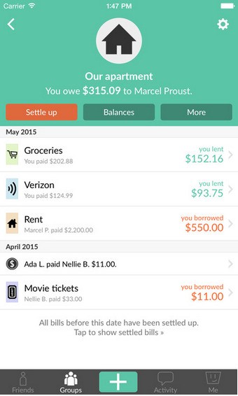 Splitwise免费版