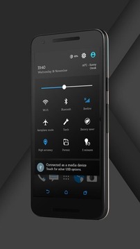 Sense 7 Black/Blue cm12 theme