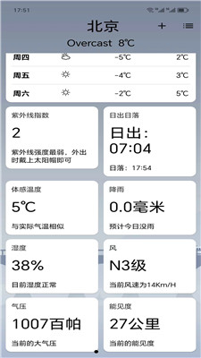 实时天气365天气预报