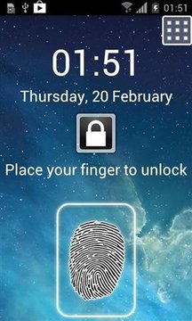 指纹锁屏精简版