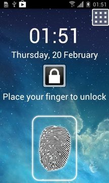 指纹锁屏精简版