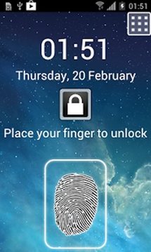 指纹锁屏精简版