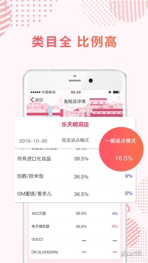 海鸥免税店返点移动版