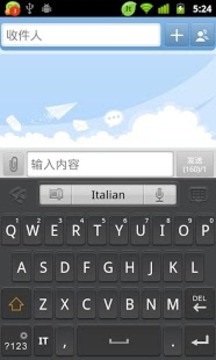 Italian for GO Keyboard中文版