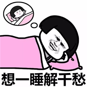 一睡解千愁表情包