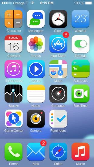 iPhone6桌面iOS8风格手机版