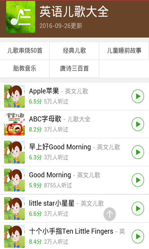幼儿园经典儿歌大全最新版本