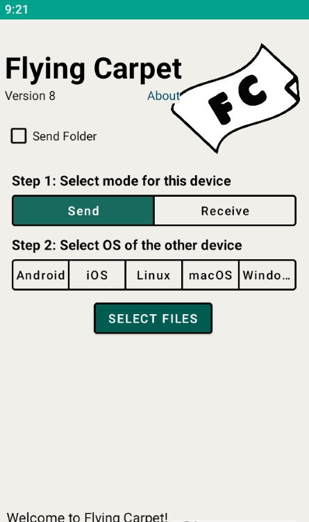 Flying Carpet局域网文件传输app