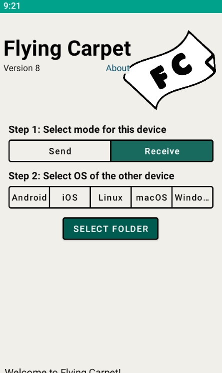 Flying Carpet局域网文件传输app