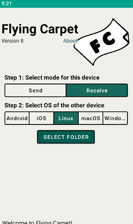 Flying Carpet局域网文件传输app