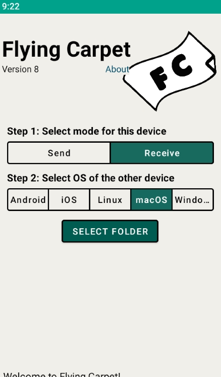 Flying Carpet局域网文件传输app